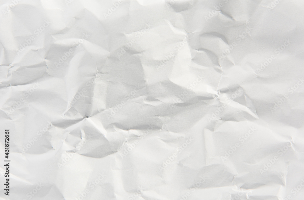 white crumpled paper texture background. white crumpled paper texture background.