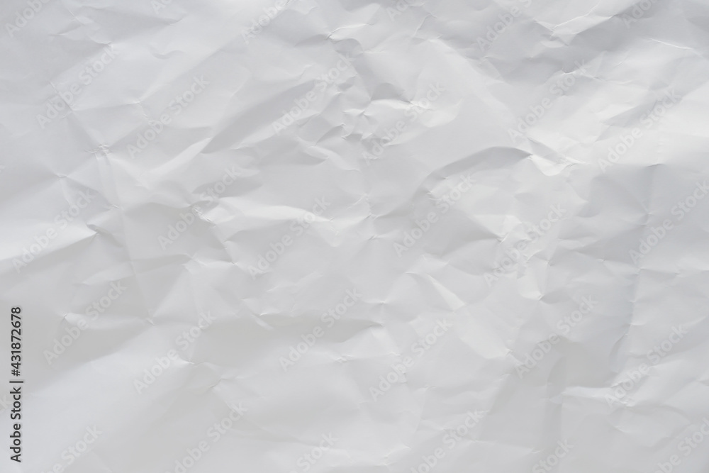 White crumpled paper texture background. White crumpled paper texture background.