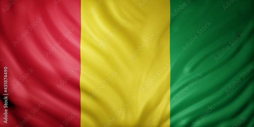  Guinea 3d flag