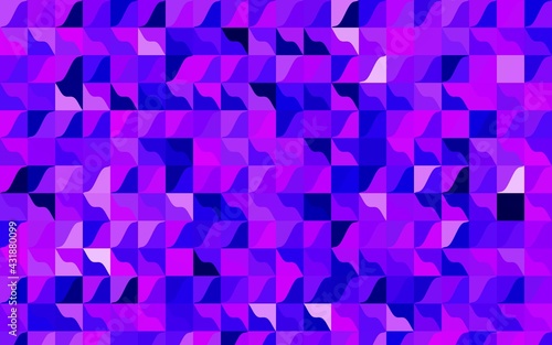 Light Pink, Blue vector polygonal pattern.