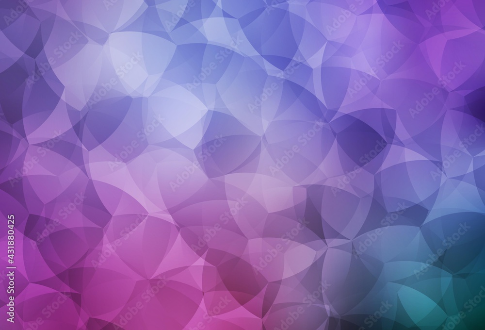 Light Purple, Pink vector abstract mosaic backdrop.