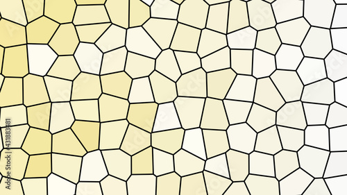 Multicolored abstract geometric background. Polygonal, mosaic pattern. © Oleksii