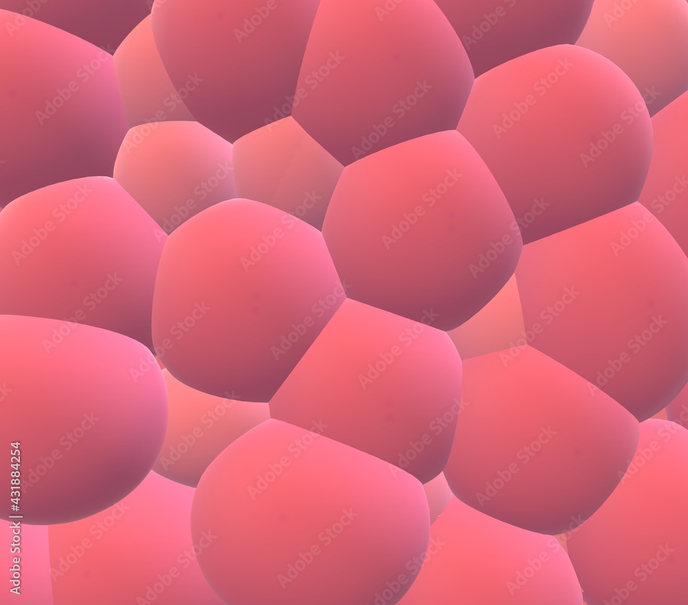 abstract background with spheres. Flying spheres isolated on pink background. The theme for trendy designs. Spheres in pink matte color. Front view Pink bubbles connected each other. 3D illustration. abstract background with spheres. Flying spheres isolated on pink background. The theme for trendy designs. Spheres in pink matte color. Front view Pink bubbles connected each other. 3D illustration.