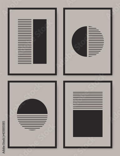 Geometric abstract shapes p...