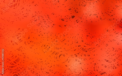 Light Red vector doodle blurred background.