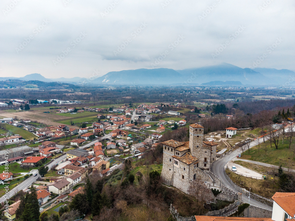 Artegna and its ancient castle and fortified village