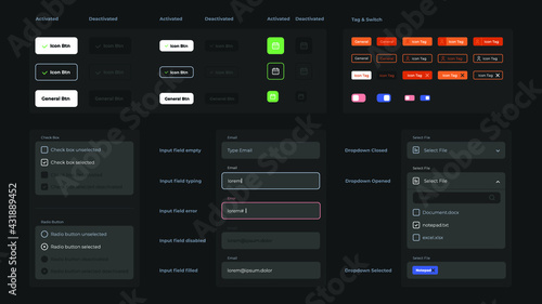 Manage Online Shop UI design Template