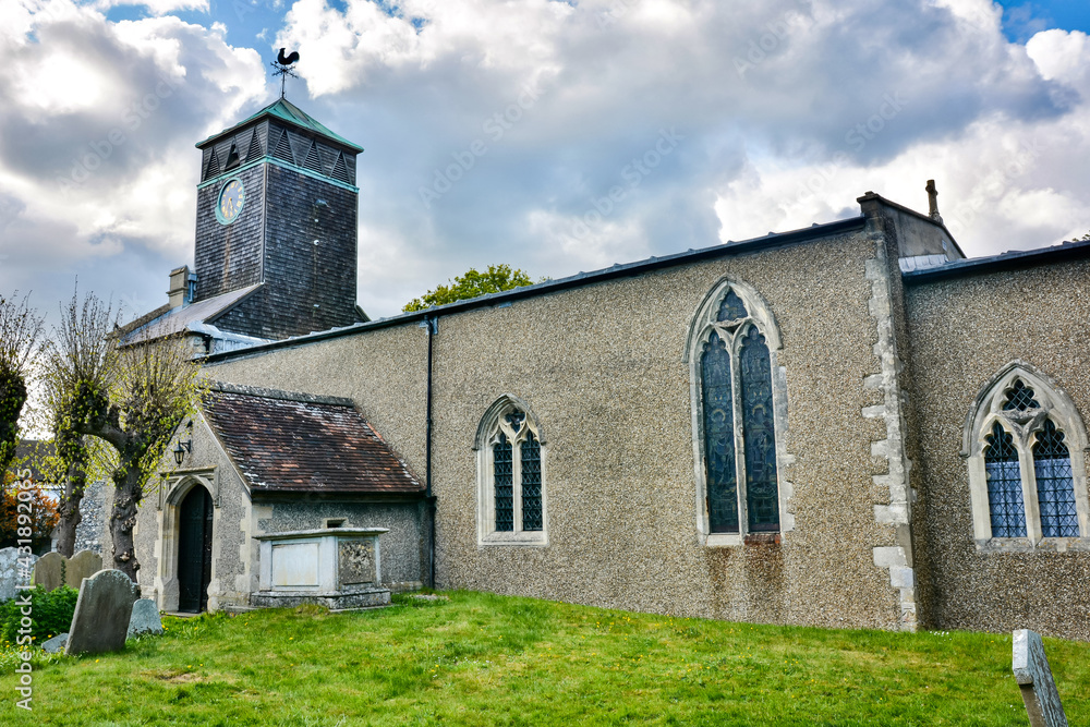 Naklejka premium Church in the Village of Stokenchurch, Bucks, England.