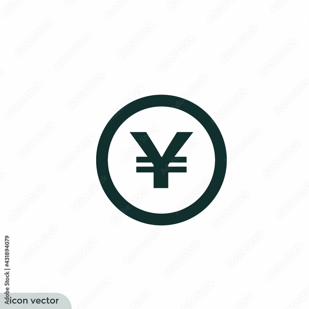 yen icon symbol simple design element yen icon symbol simple design element