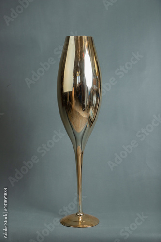 Decorative vases on a gray background.