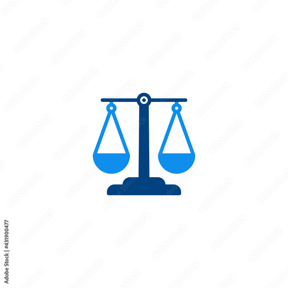 Scale Justice icon vector, judge icon for computer, web and mobile app Scale Justice icon vector, judge icon for computer, web and mobile app
