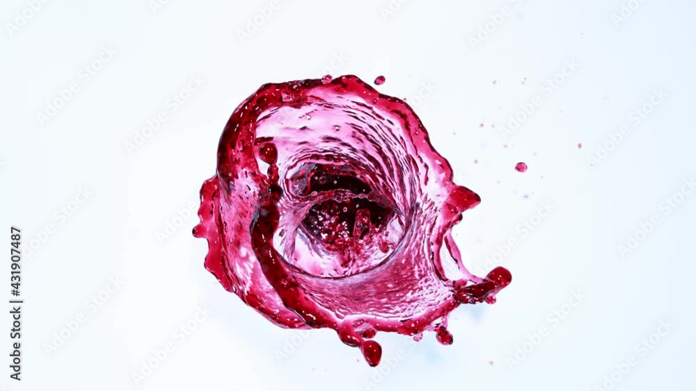 Super Slow Motion of Rotating Red Wine in Twister Shape. Super Slow Motion of Rotating Red Wine in Twister Shape.