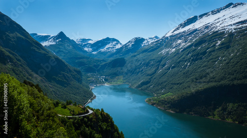 Geiranger in the fjord. © Thomas