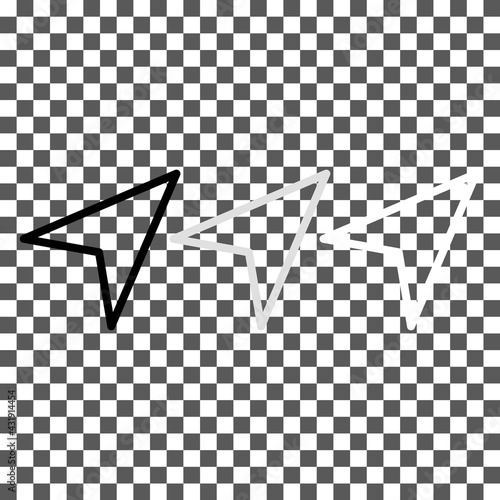 Location or navigation mark place thin black, grey, white icon. Landmark concept. Trendy flat style isolated symbol, for: illustration, outline, logo, mobile, app, design, web, ui, ux. Vector EPS 10