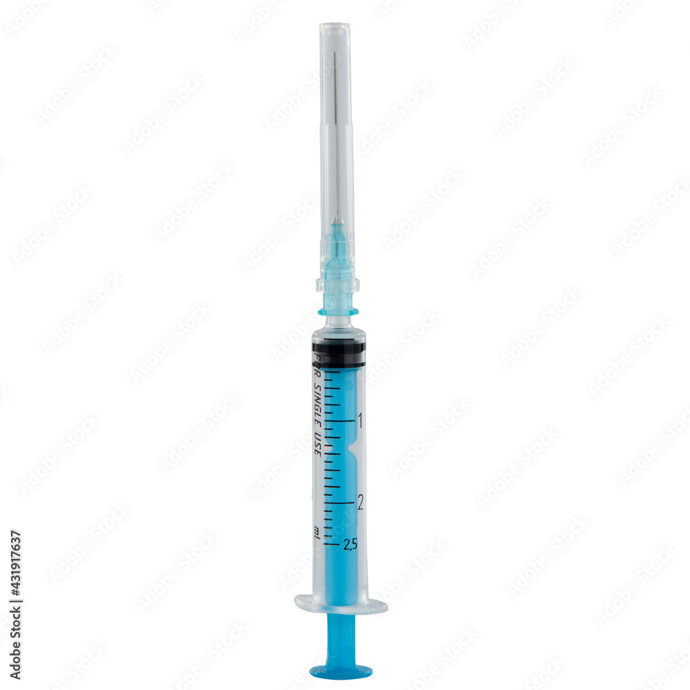 syringe isolated on white syringe isolated on white