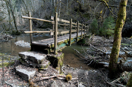 Wallpaper Mural Black Forest, Bridge, Germany, Schwarzwald, Schlucht, Wandern, Gauchach, Wutachschlucht,  Torontodigital.ca