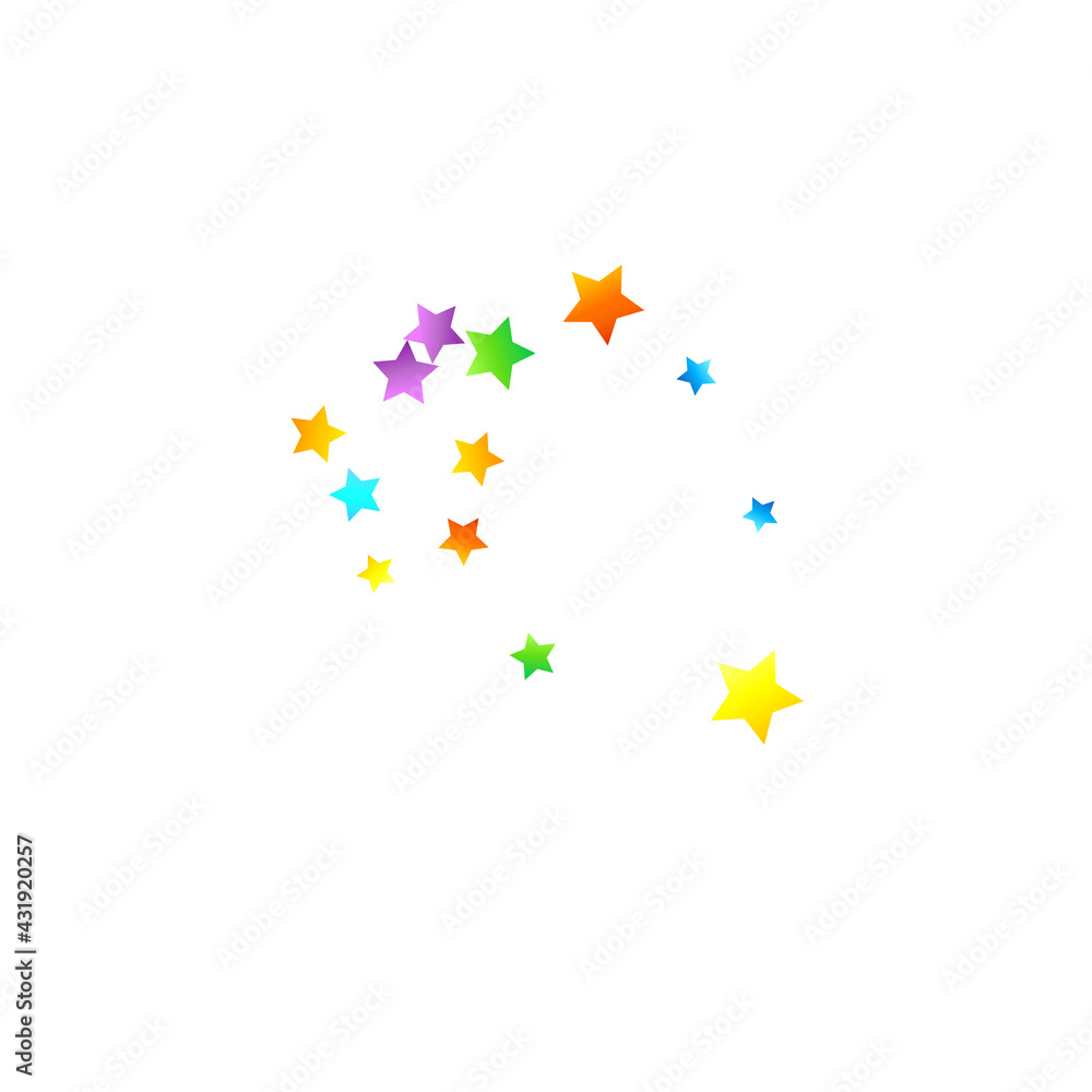 Rainbow Festive Confetti. Carnival Star Falling. Rainbow Festive Confetti. Carnival Star Falling.