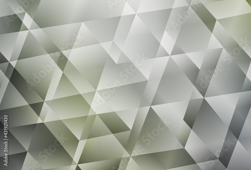 Light Gray vector triangle mosaic template.