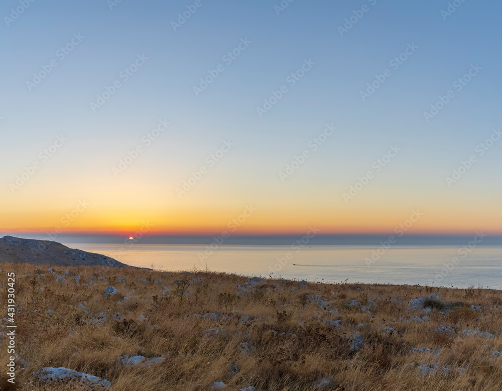 Landscape near Torre Sant Emiliano, Otranto, Salento coast, Apulia region, Italy