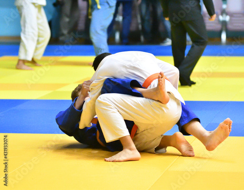 Boys compete in Judo © 0608195706081957