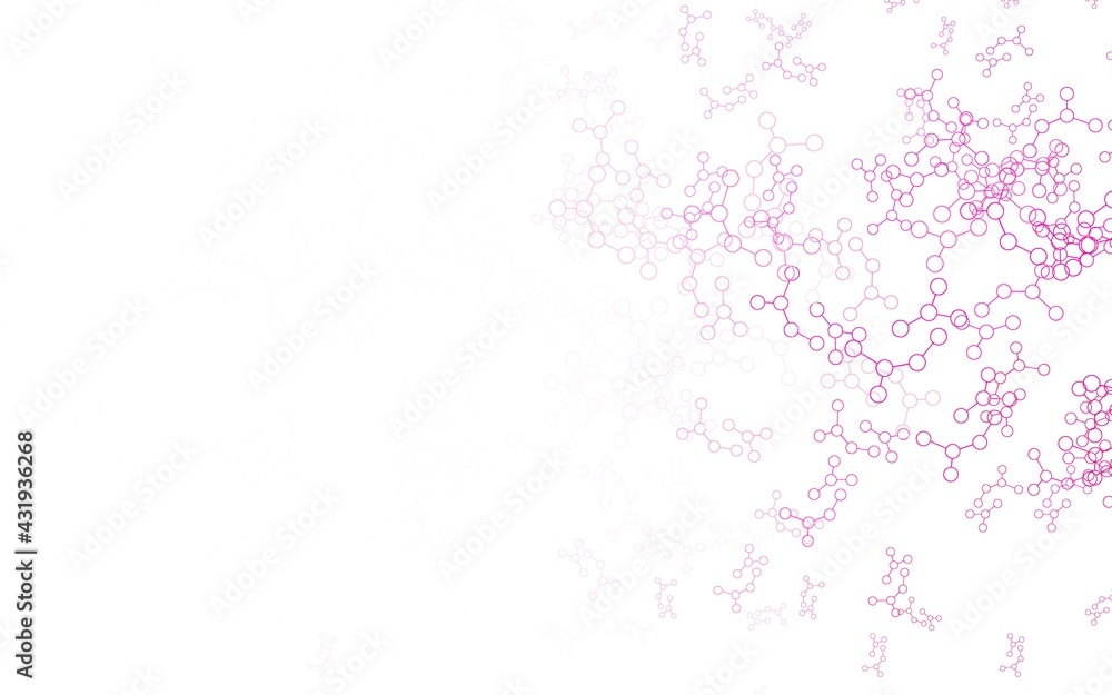 Light Pink vector backdrop with artificial intelligence data. Light Pink vector backdrop with artificial intelligence data.