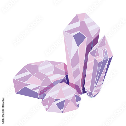 set of amethyst