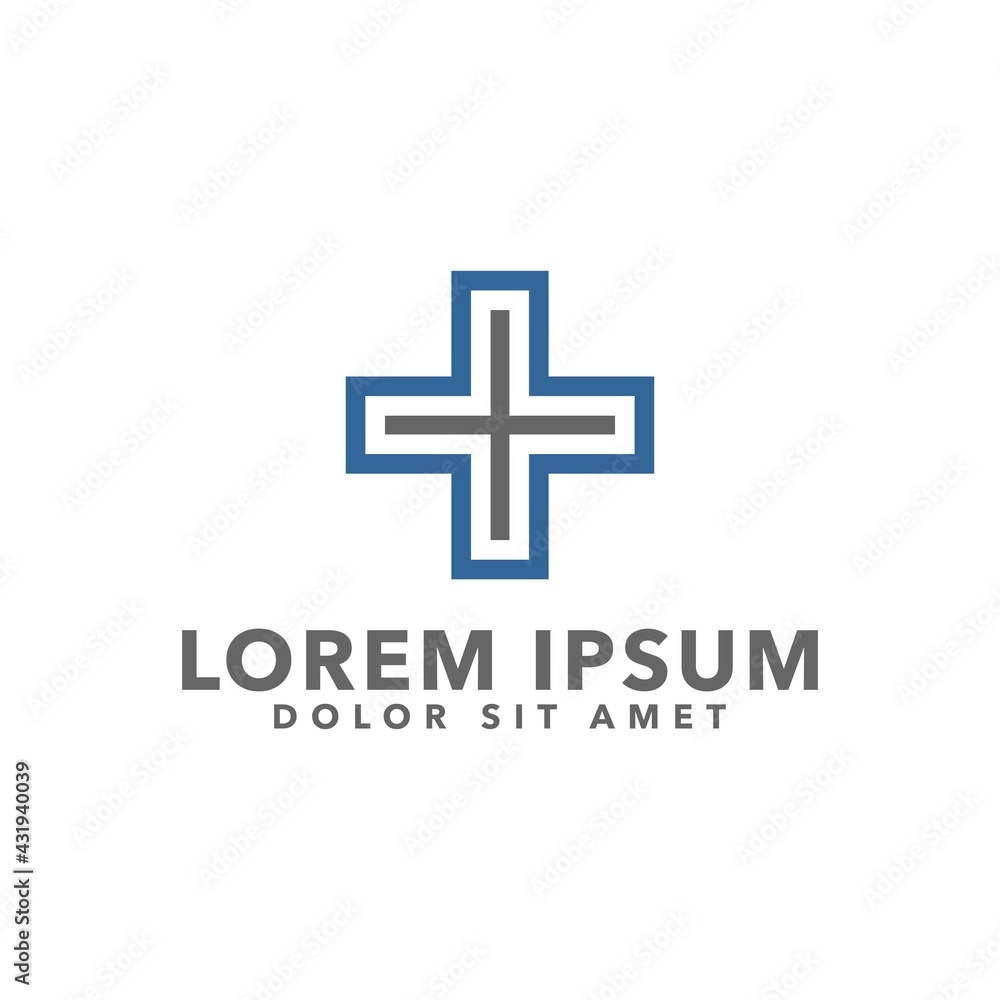 Fototapeta premium health symbol logo vector 