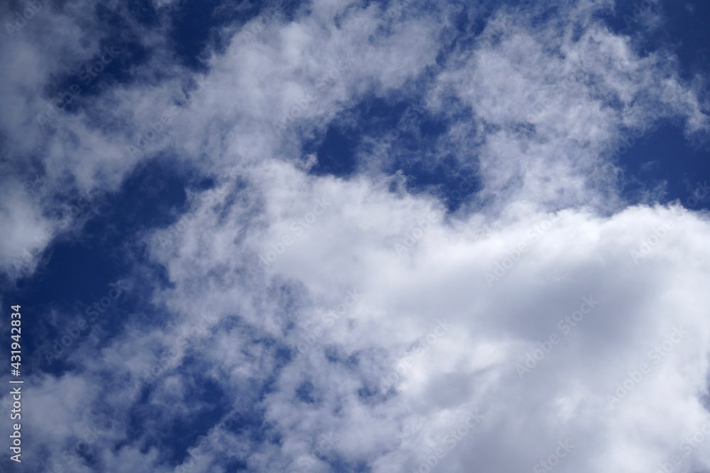 blue sky with clouds