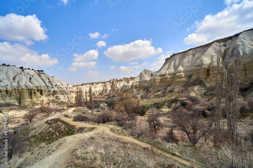 Mountains of the Valley of Love. Turkey, Cappadocia.
