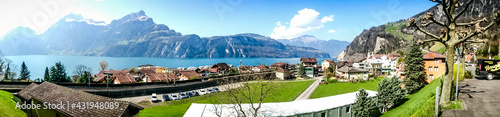 lake como italy panorama view