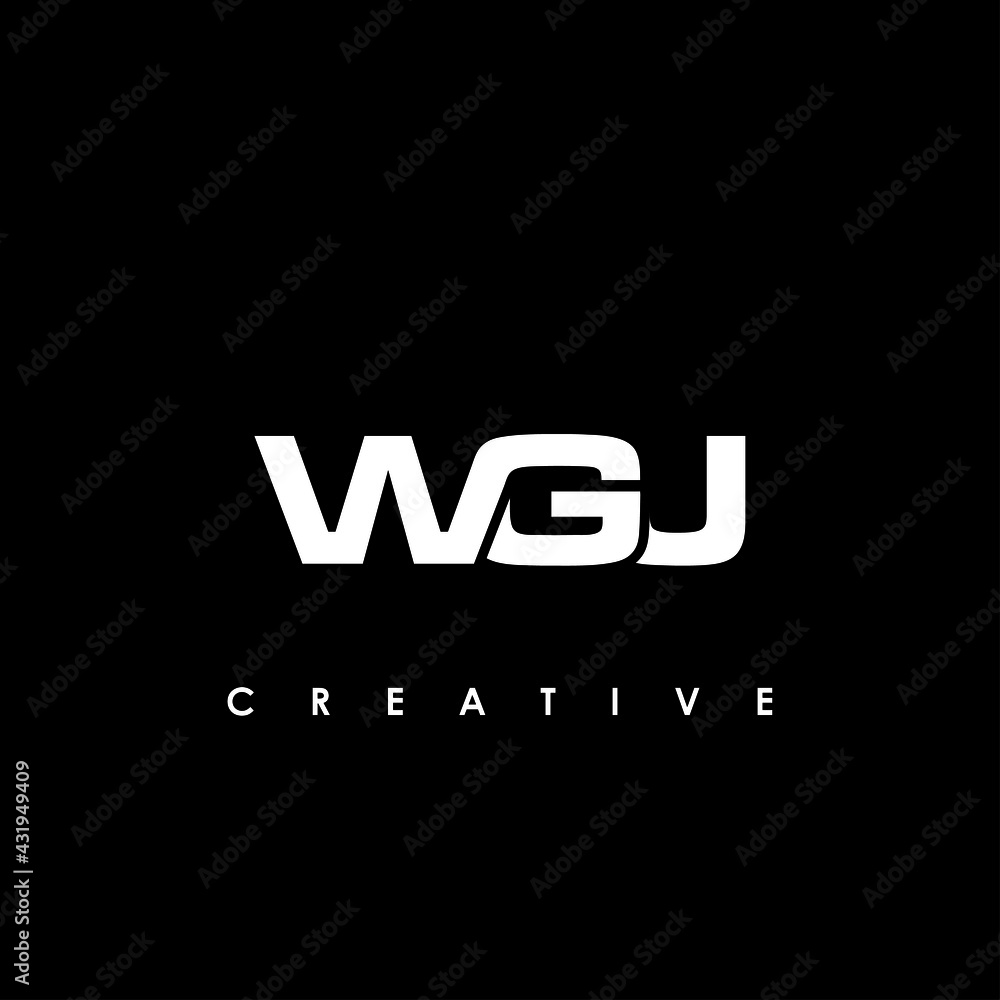 WGJ Letter Initial Logo Design Template Vector Illustration WGJ Letter Initial Logo Design Template Vector Illustration