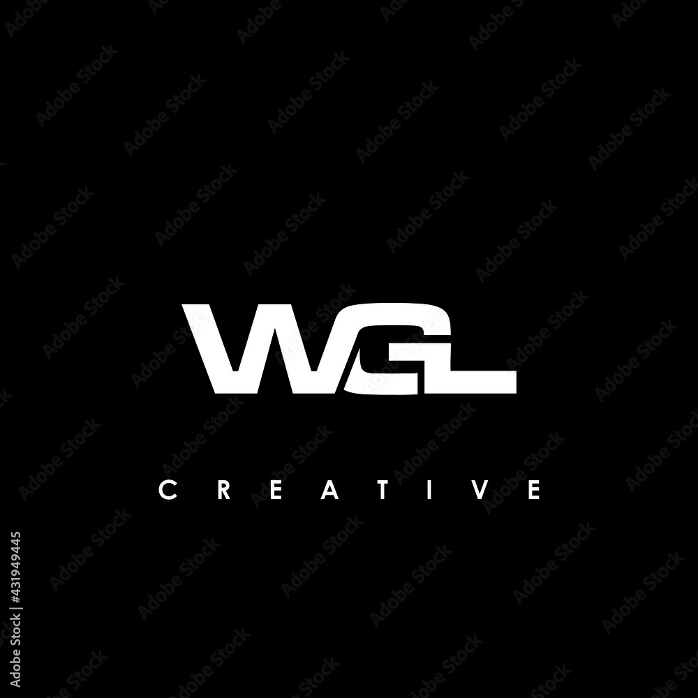 WGL Letter Initial Logo Design Template Vector Illustration