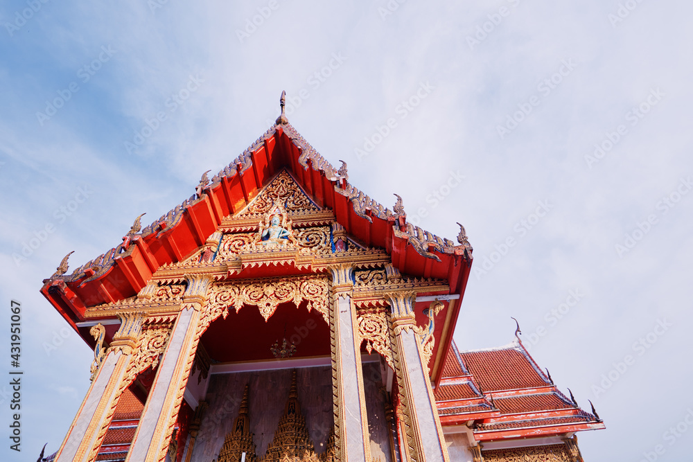 The Wat Chalong Buddhist temple in Chalong, Phuket, Thailand. The Wat Chalong Buddhist temple in Chalong, Phuket, Thailand.