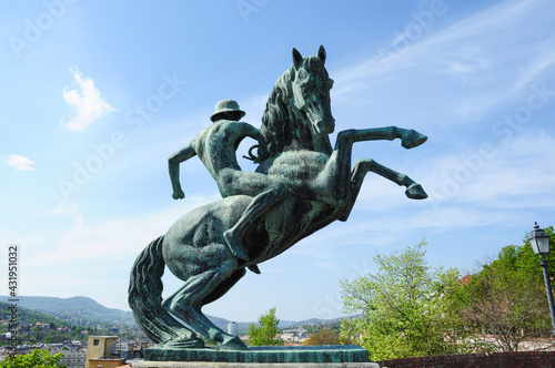 Prancing Horse Statue, Budapest photo