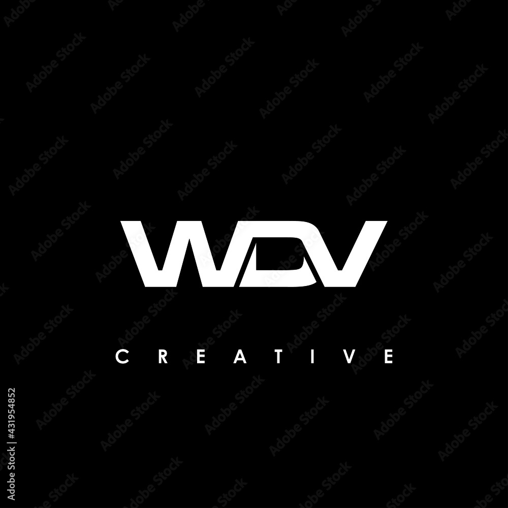 Fototapeta premium WDV Letter Initial Logo Design Template Vector Illustration