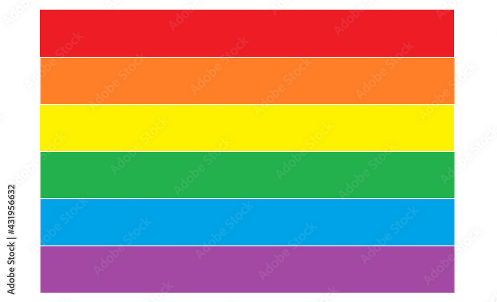 Illustration flag of collective gay pride other sexual orientation. lesbian, gay, bisexual, transgender, transsexual, crossdresser, intersex and queer.