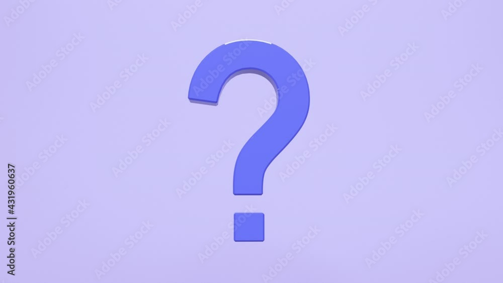 3D render of an abstract animation of a question symbol. 3D animation of the appearing, rotating, moving and disappearing a question symbol. Animation with an alpha channel.
3D render of an abstract animation of a question symbol. 3D animation of the appearing, rotating, moving and disappearing a question symbol. Animation with an alpha channel.