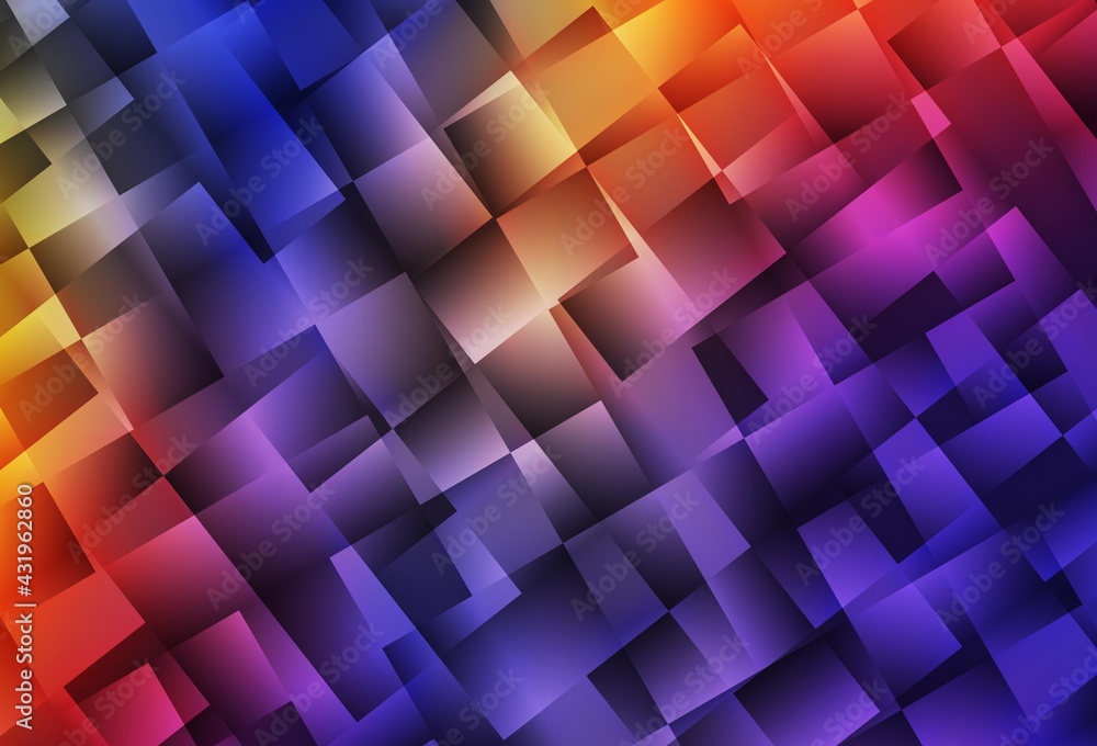 Dark Blue, Red vector template with rhombus. Dark Blue, Red vector template with rhombus.