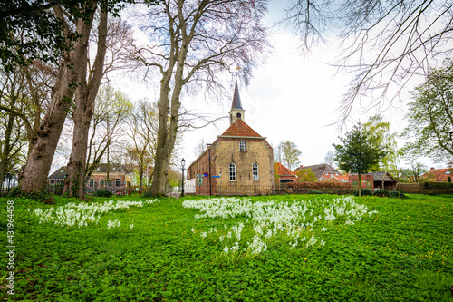 Scenics village Oudeschans in Groningen, The Netherlands photo