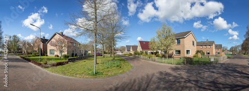 Liezenveenweg Uffelte Drenthe Netherlands. Panorama. photo