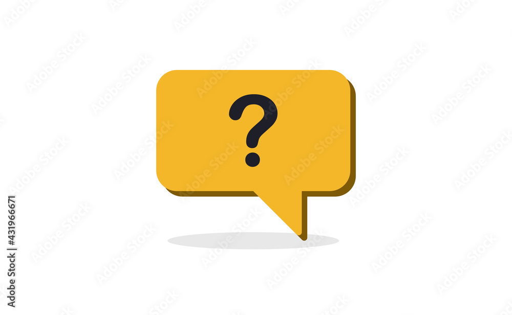 Question mark speech bubble. Vector illustration. Question mark speech bubble. Vector illustration.