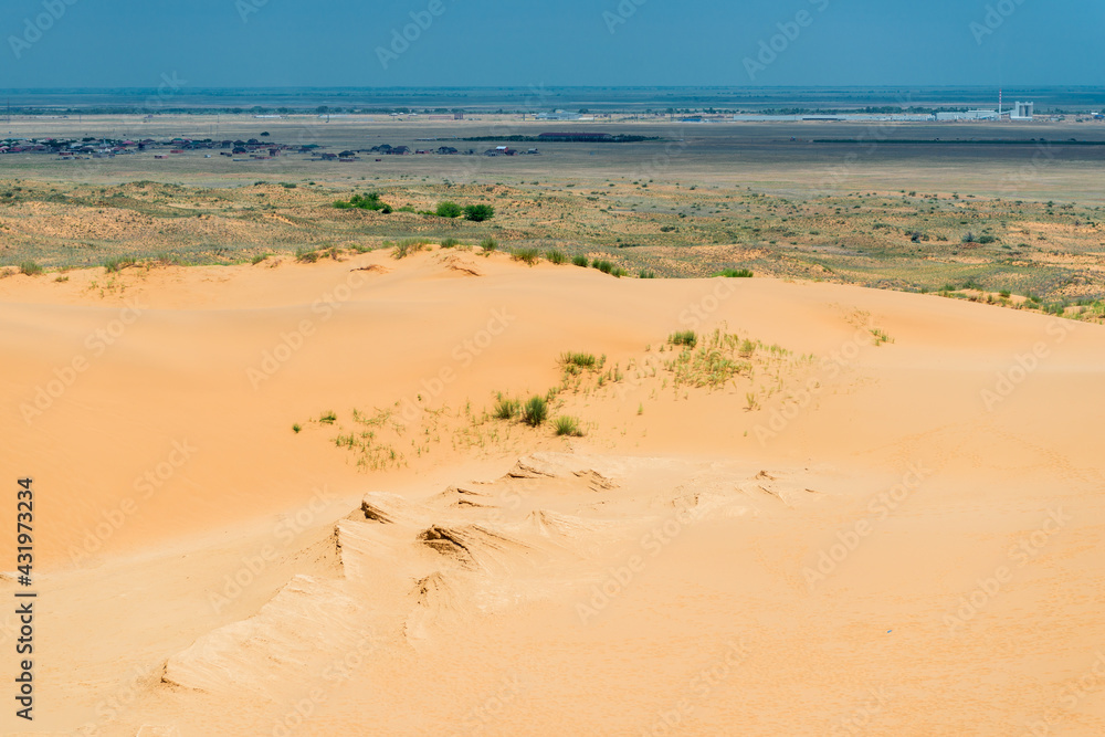 Sand dune dune Sarikum in Dagestan, Russia Sand dune dune Sarikum in Dagestan, Russia