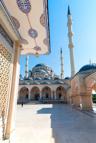 The Akhmad Kadyrov Mosque in Grozny - Chechnya, Russia photo