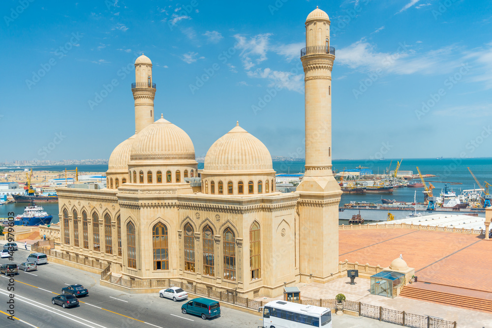 Naklejka premium Bibi-Heybat Mosque - Baku, Azerbaijan