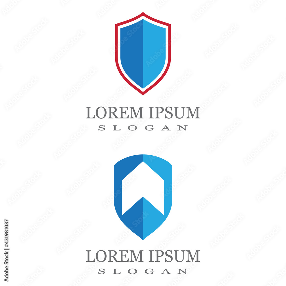 Shield Logo Template vector symbol design Shield Logo Template vector symbol design