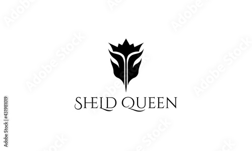 sheld queen modern abstract logo design