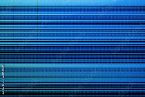 Colorful stripes on a broken LCD TV screen