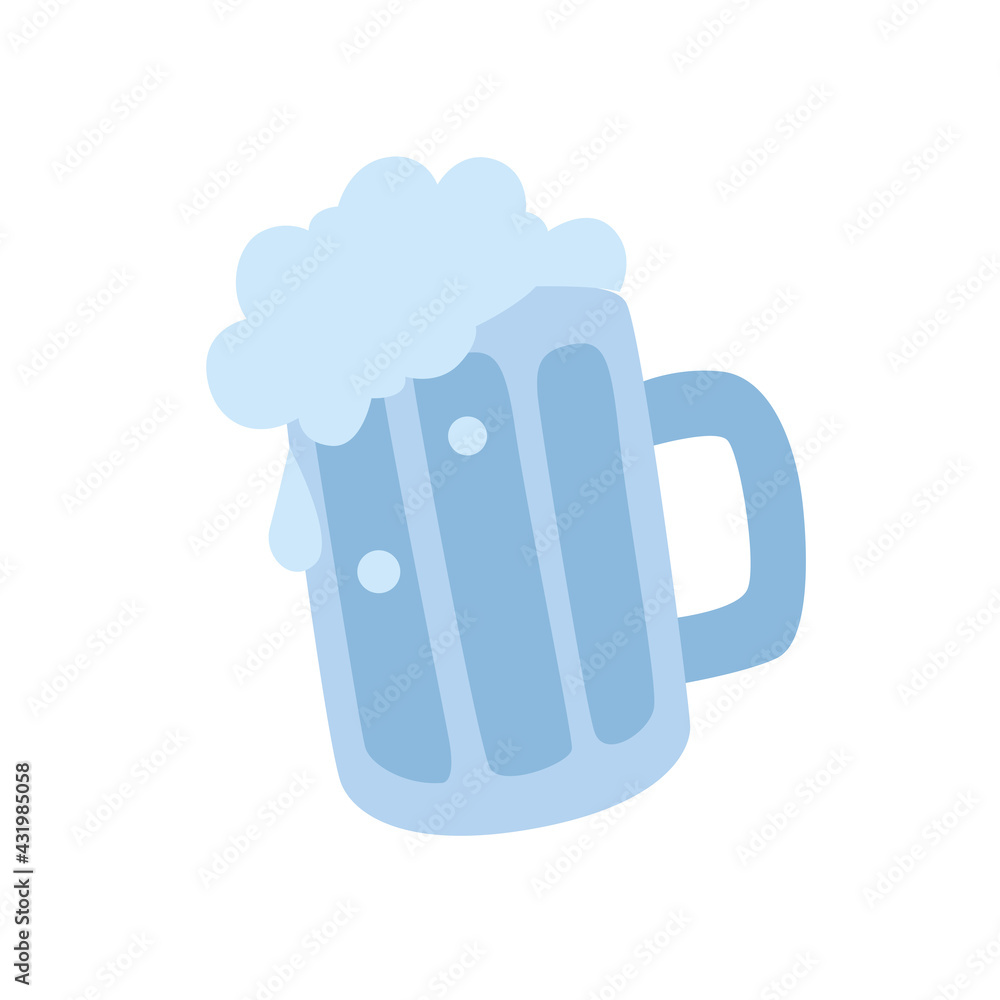 Isolated beer mug Isolated beer mug