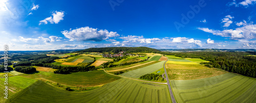 Germany, Bavaria, Eggolsheim, Aerial view of rural landscape