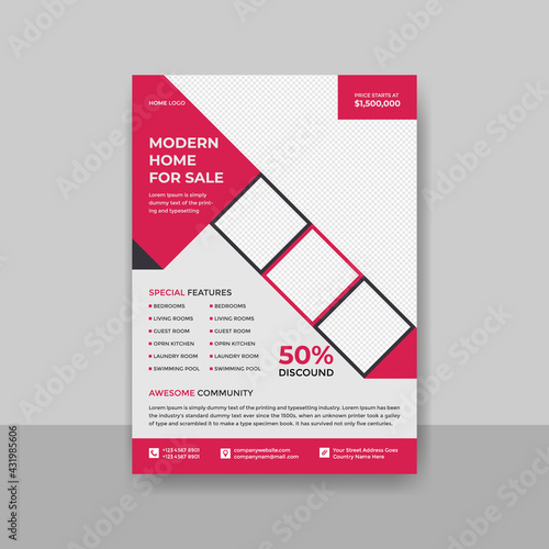 Real Estate Flyer Design Template